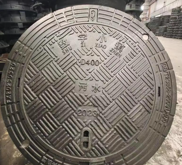 莒县球墨铸铁防沉降井盖展示